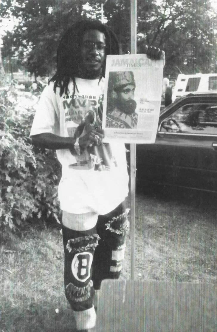 Half Pint is one of my bredren who live together for around 10 years after he do a song called ‘Win Some’, in the early 80s. Great times together. This photo wa